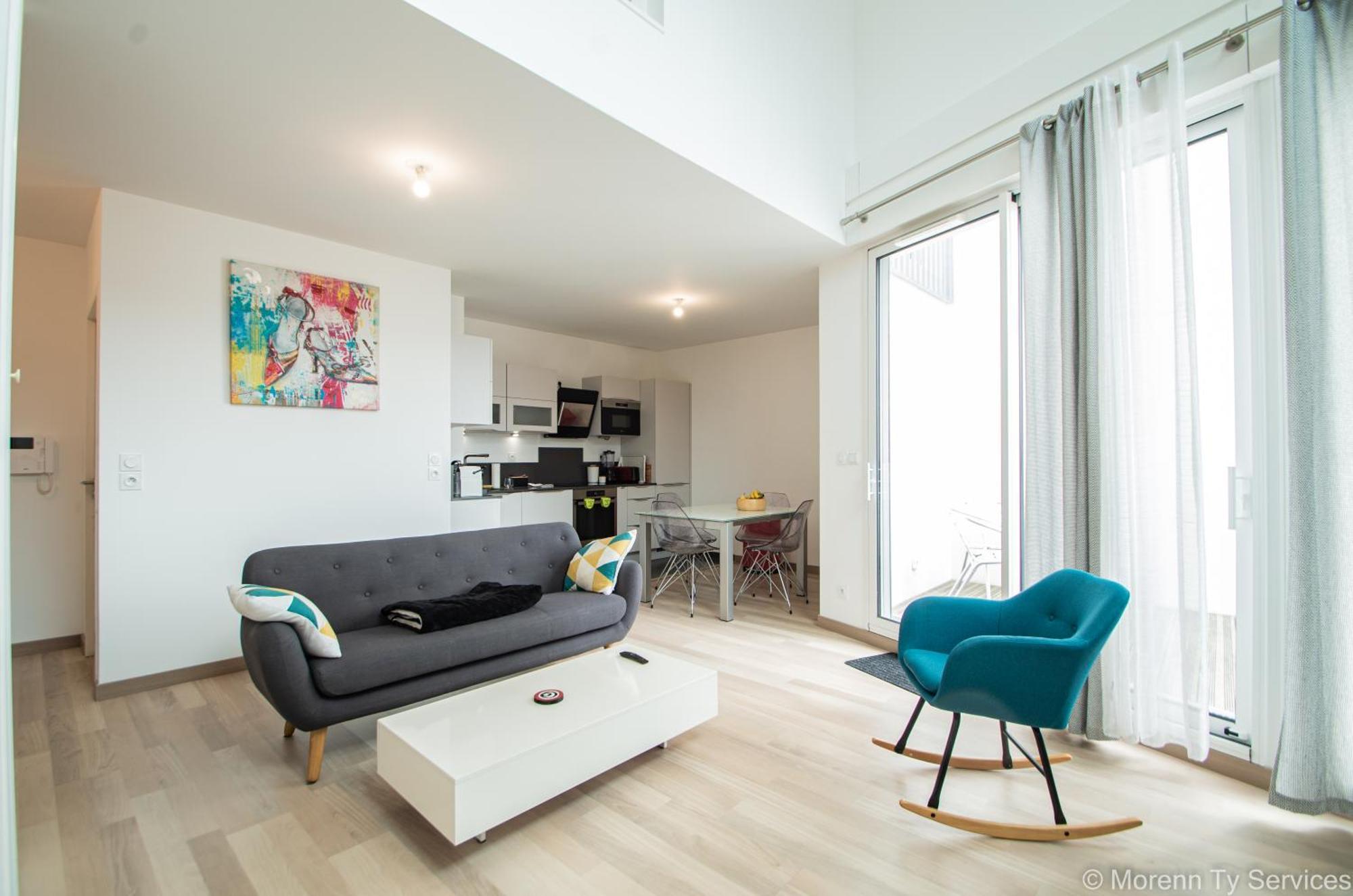 Ferienwohnung Triplex Terrasse Proche Metro - Ty Ar Mabilay Rennes Exterior foto