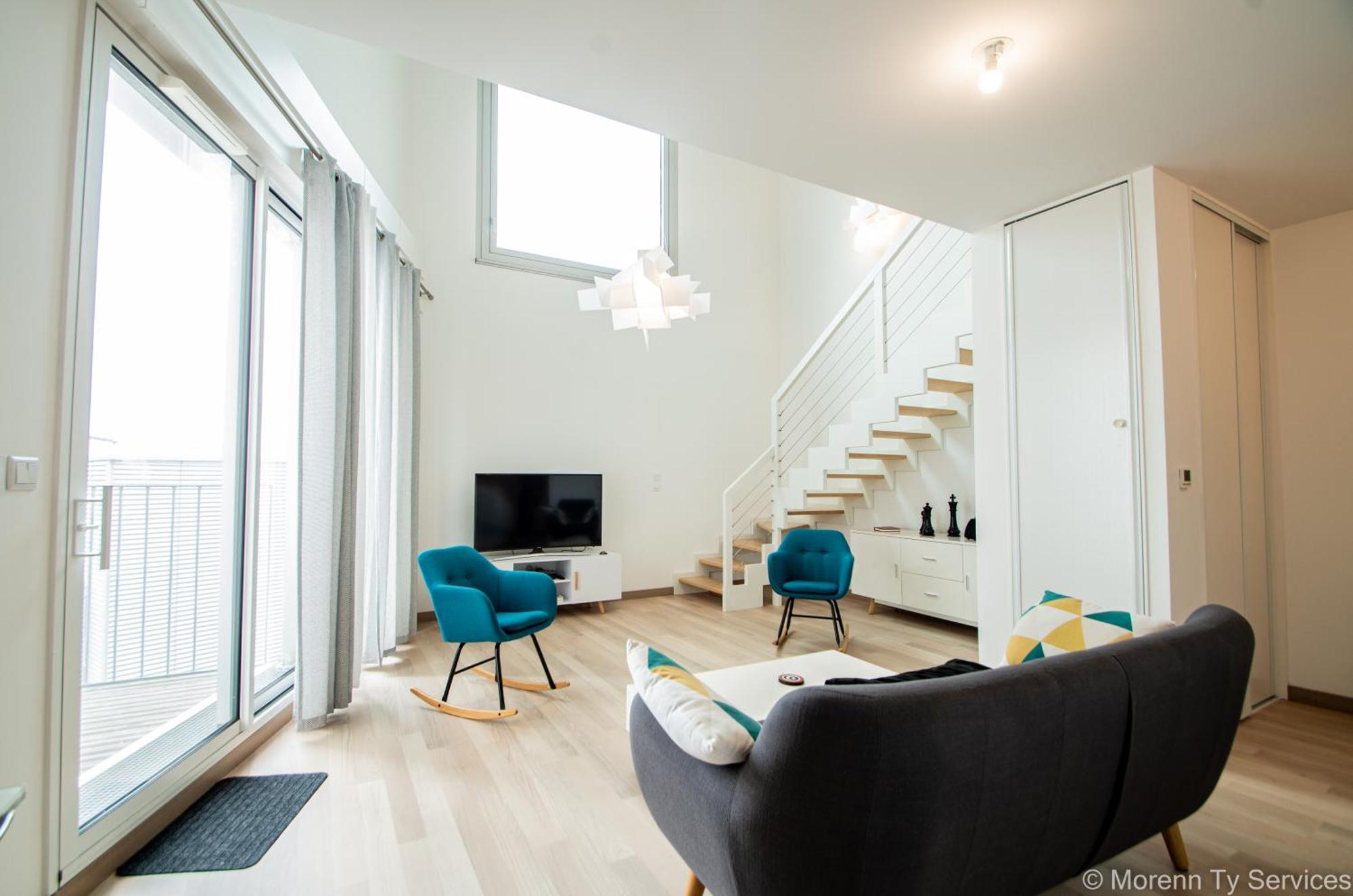 Ferienwohnung Triplex Terrasse Proche Metro - Ty Ar Mabilay Rennes Exterior foto